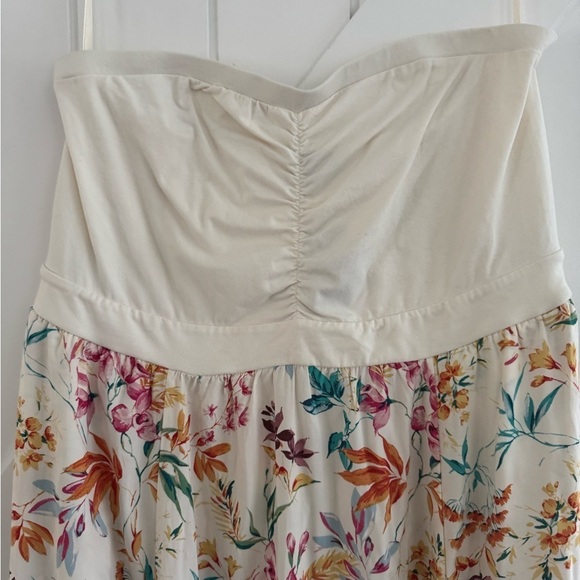 Torrid Women’s Midi Jersey Challis Sweetheart Tube Dress with Floral Print Sz 2X - Picture 7 of 7